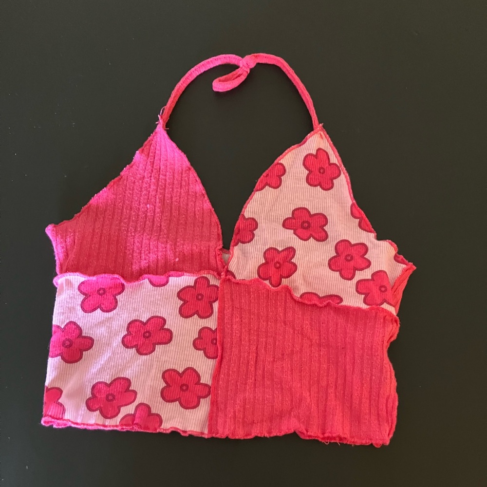 SHEIN Vibrant Pink Knit Top